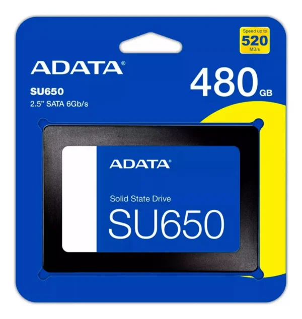 UNIDAD DE ESTADO SOLIDO SU650 480GB ADATA